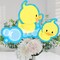 Big Dot of Happiness Ducky Duck - Baby Shower or Birthday Party Centerpiece Sticks - Table Toppers - Set of 15